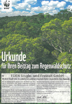 WWF - Beitrag zum Regenwaldschutz